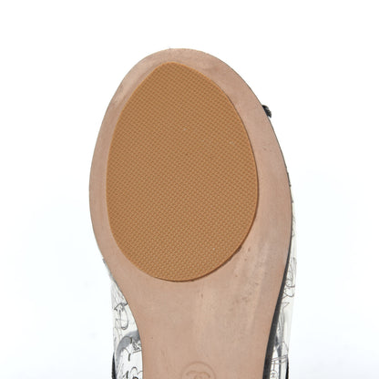 Chanel Patent PVC CC Sandal Mule 37 Black 28 of 32