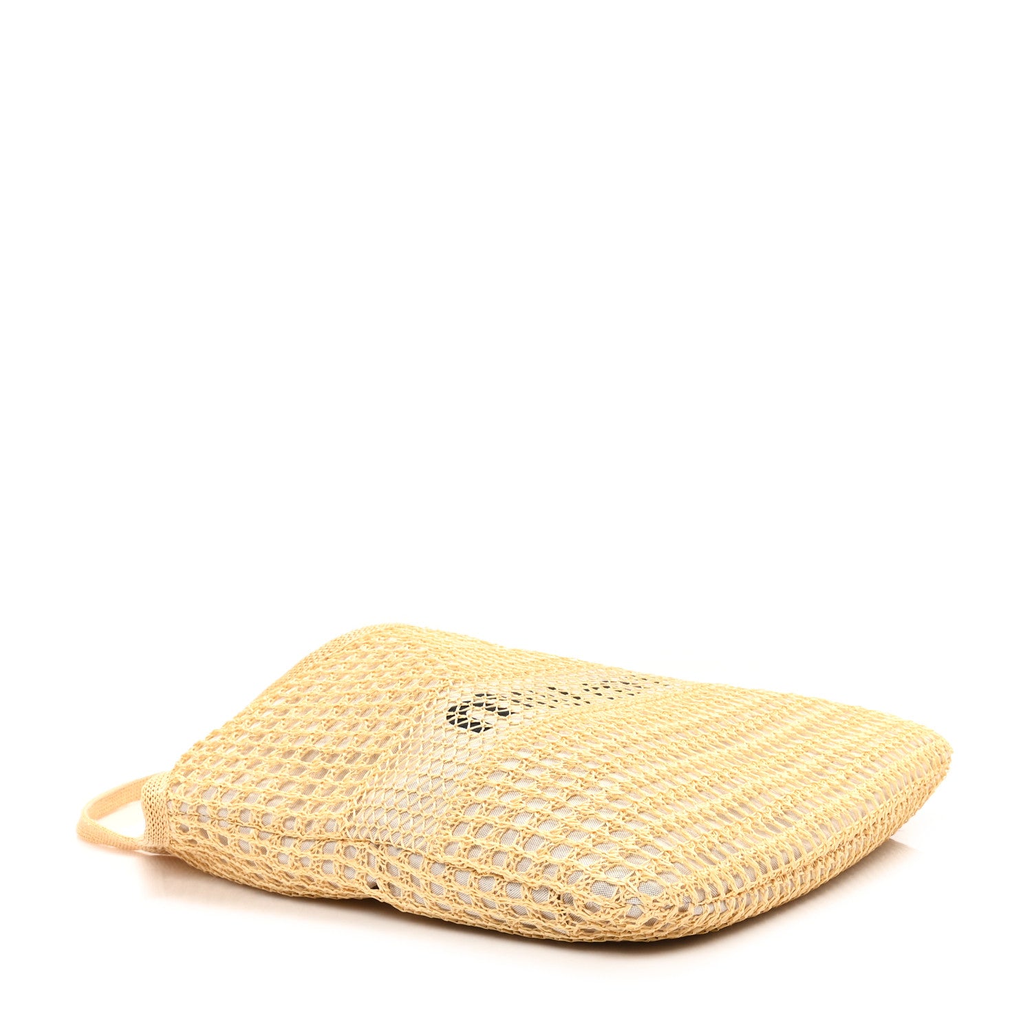 Miu Miu Raffia Effect Linen Logo Ivy Bag Natural 5 of 10