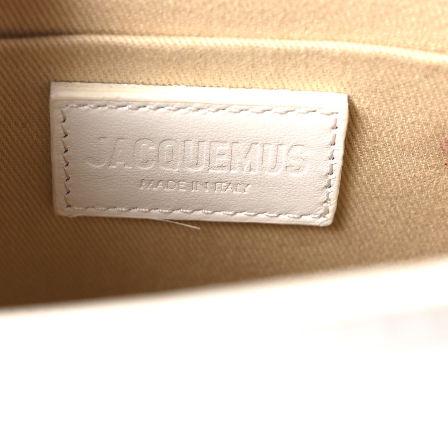 Smooth Calfskin Le Grand Chiquito White
