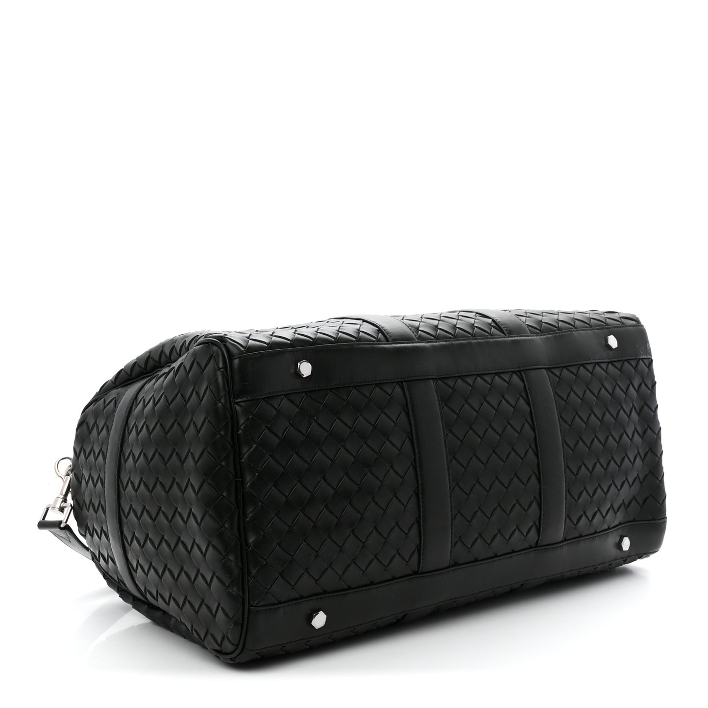 Nappa Intrecciato Duffle Bag Dark Green