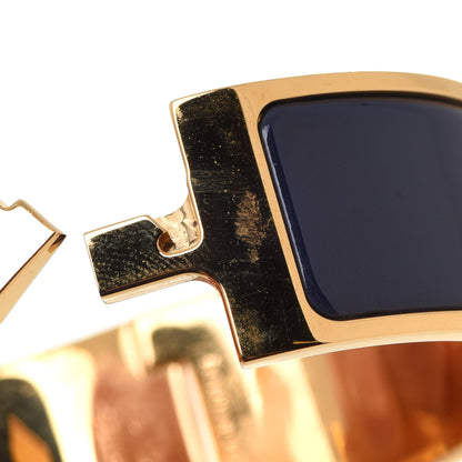 Hermes Enamel Wide Clic Clac H Bracelet PM Bleu Indigo 6 of 8
