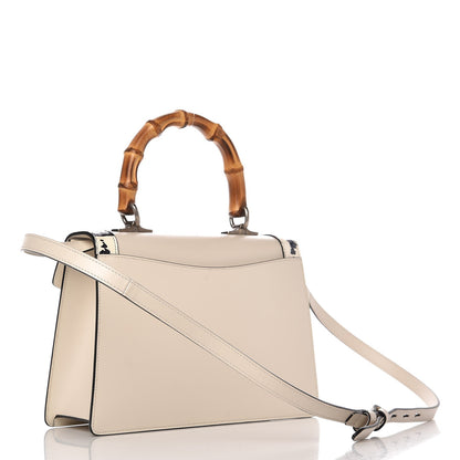 Gucci Calfskin Snakeskin Small Lilith Top Handle Bag White 5 of 11