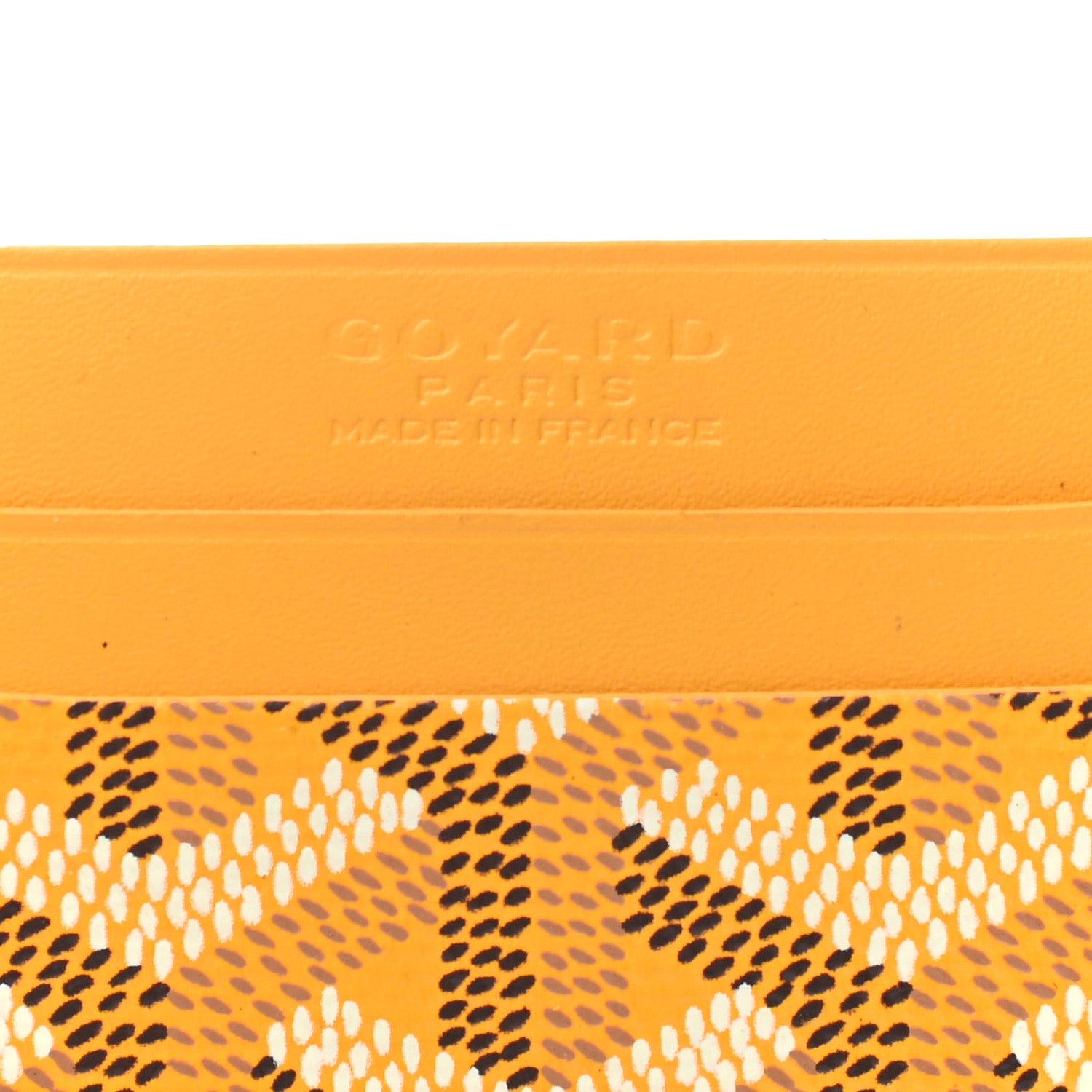 Goyard Goyardine Saint Sulpice Card Holder Yellow 6 of 8