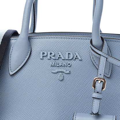 Prada Saffiano Cuir Calfskin Mini Monochrome Top Handle Tote Astrale 12 of 12