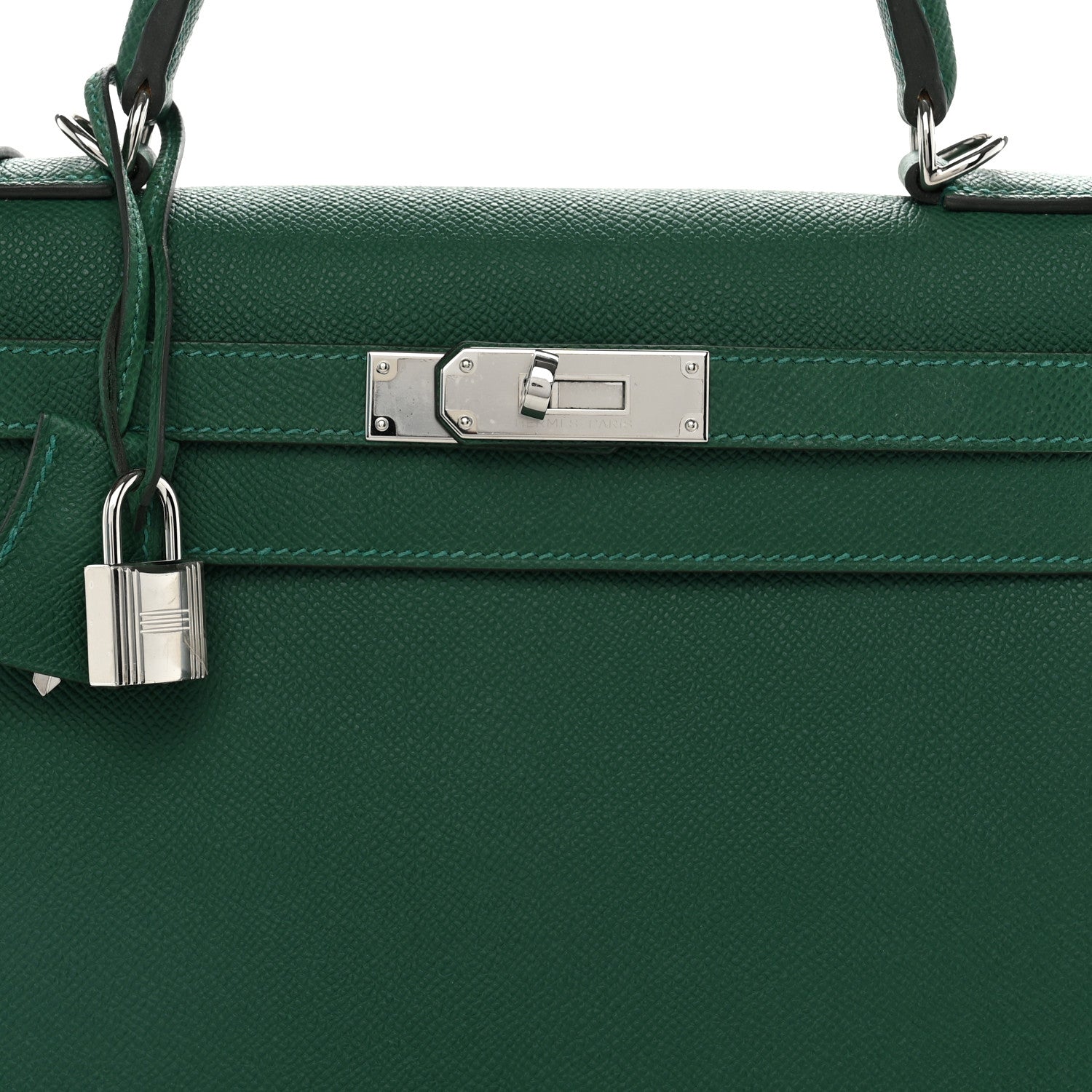 Hermes Epsom Kelly Sellier 28 Vert Moyen 8 of 11