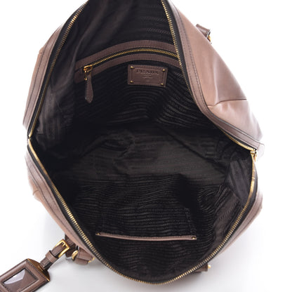 Prada Glace Calf Shoulder Bag Fumo Sfumato 5 of 14