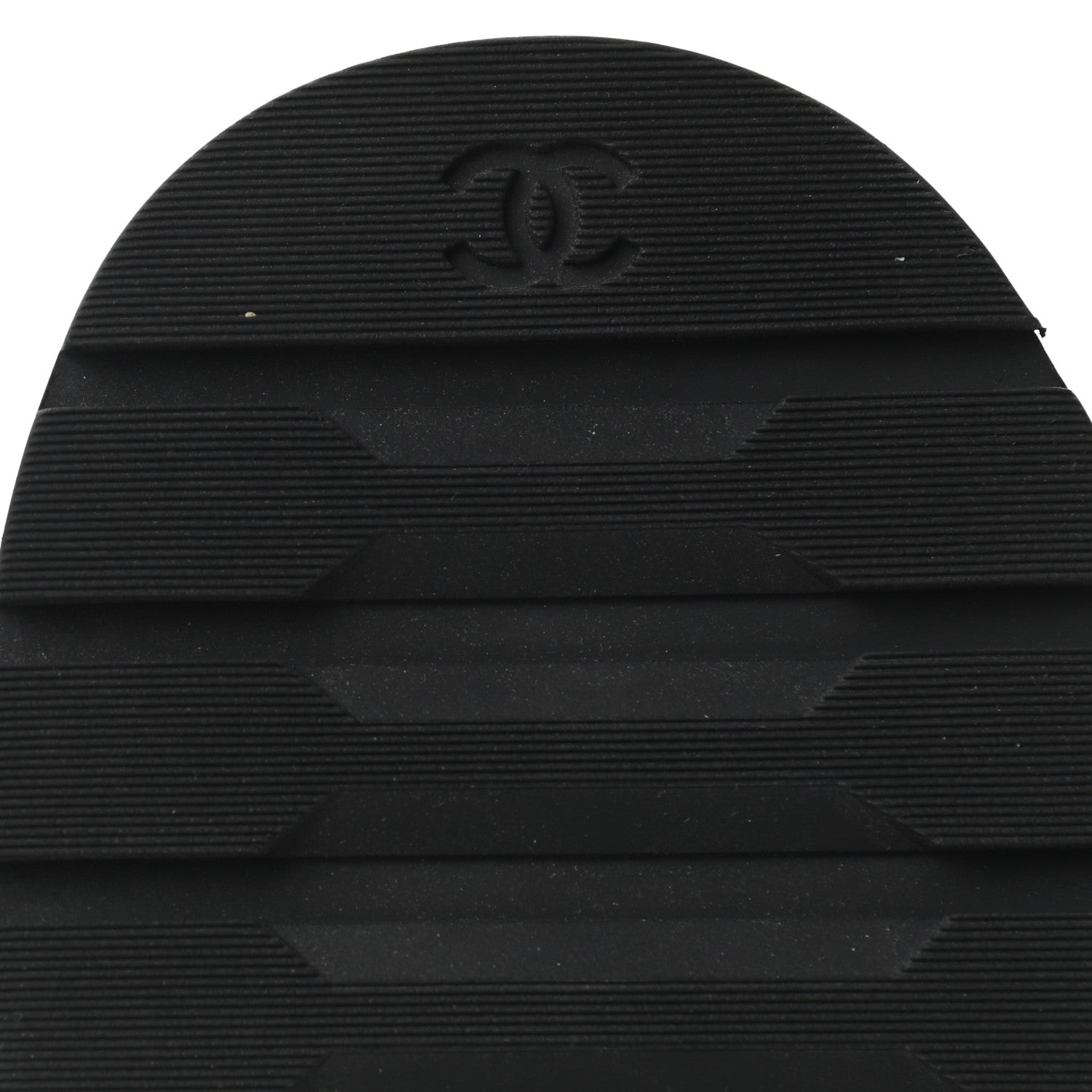 Chanel Shiny Calfskin Quilted Lace Up Combat Boots 37.5 Black 9 of 9