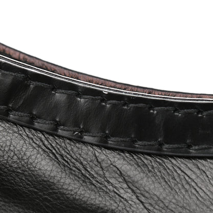 Gucci Calfskin Queen Bow Hobo Black 11 of 12