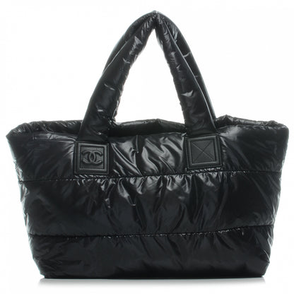 Chanel Nylon Coco Cocoon Medium Reversible Tote Black 1 of 7