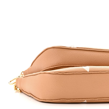 Louis Vuitton Empreinte Monogram Giant Multi Pochette Accessories Arizona Creme 9 of 10