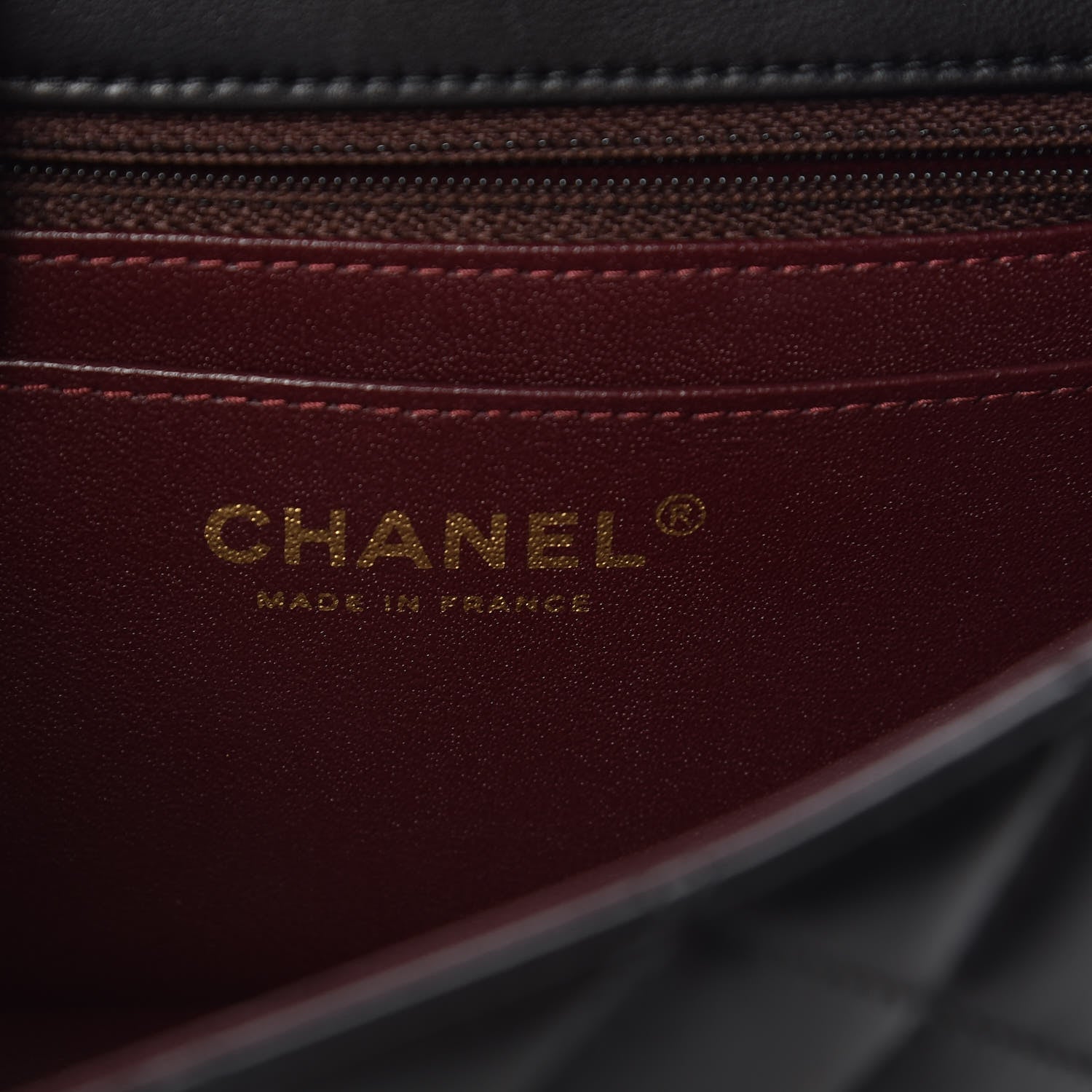 Chanel Lambskin Quilted Mini Rectangular Flap Black 6 of 10