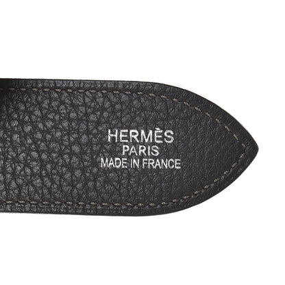 Hermes Taurillon Clemence Bicolor Jypsiere 34 Ardoise Gris Tourterelle 7 of 32