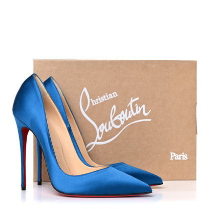 Christian Louboutin Satin So Kate 120 Pumps 39 Positano 14 of 14