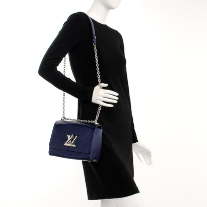 Louis Vuitton Epi Twist Shoulder Bag MM Indigo 2 of 8