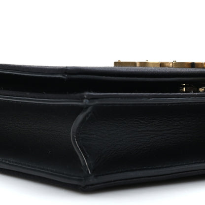 Saint Laurent Satin Monogram Kate Tassel Chain Wallet Black 7 of 8