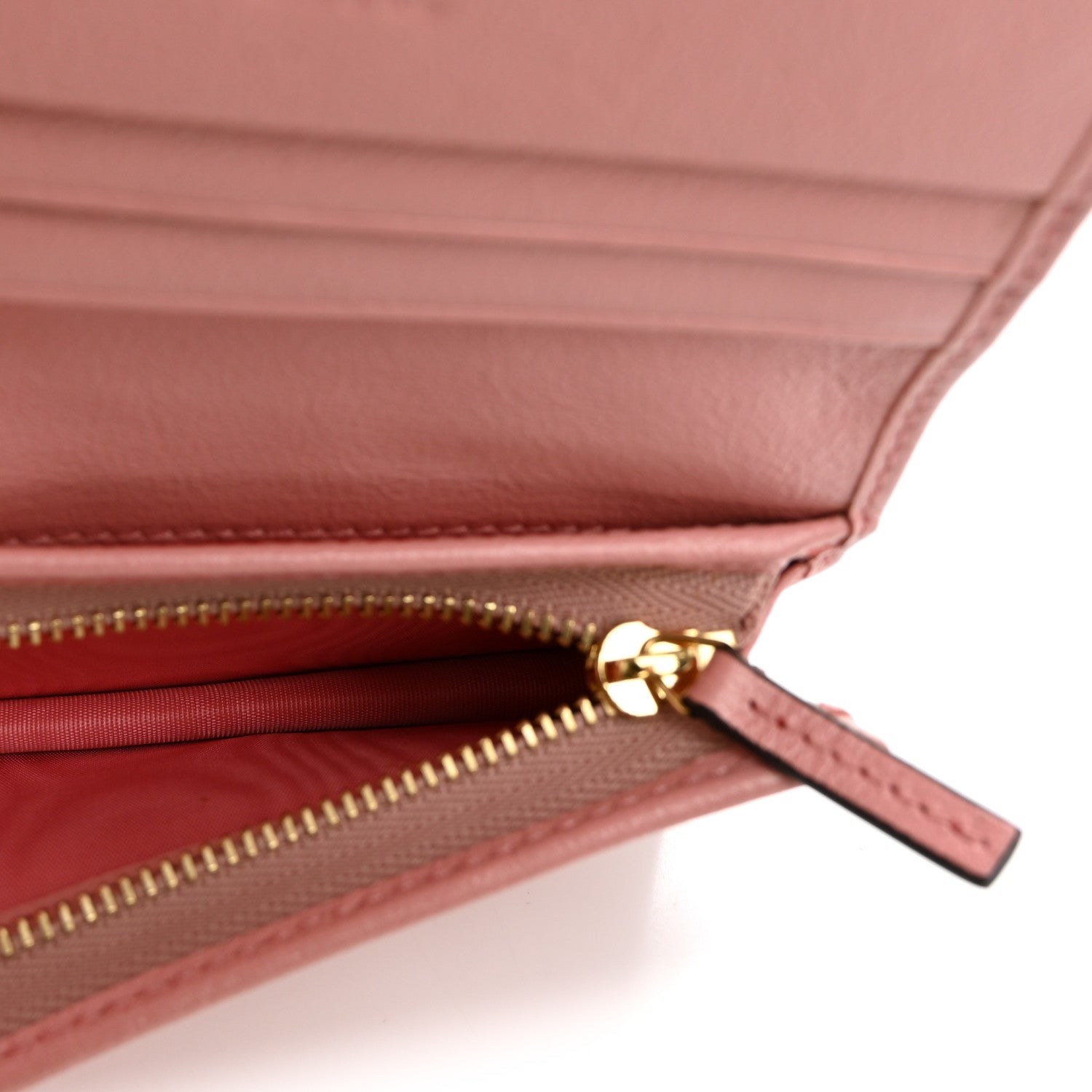 Gucci Azalea Calfskin Enamel Matelasse Diagonal Torchon GG Marmont Card Case New Cherry Red Wild Rose 5 of 7
