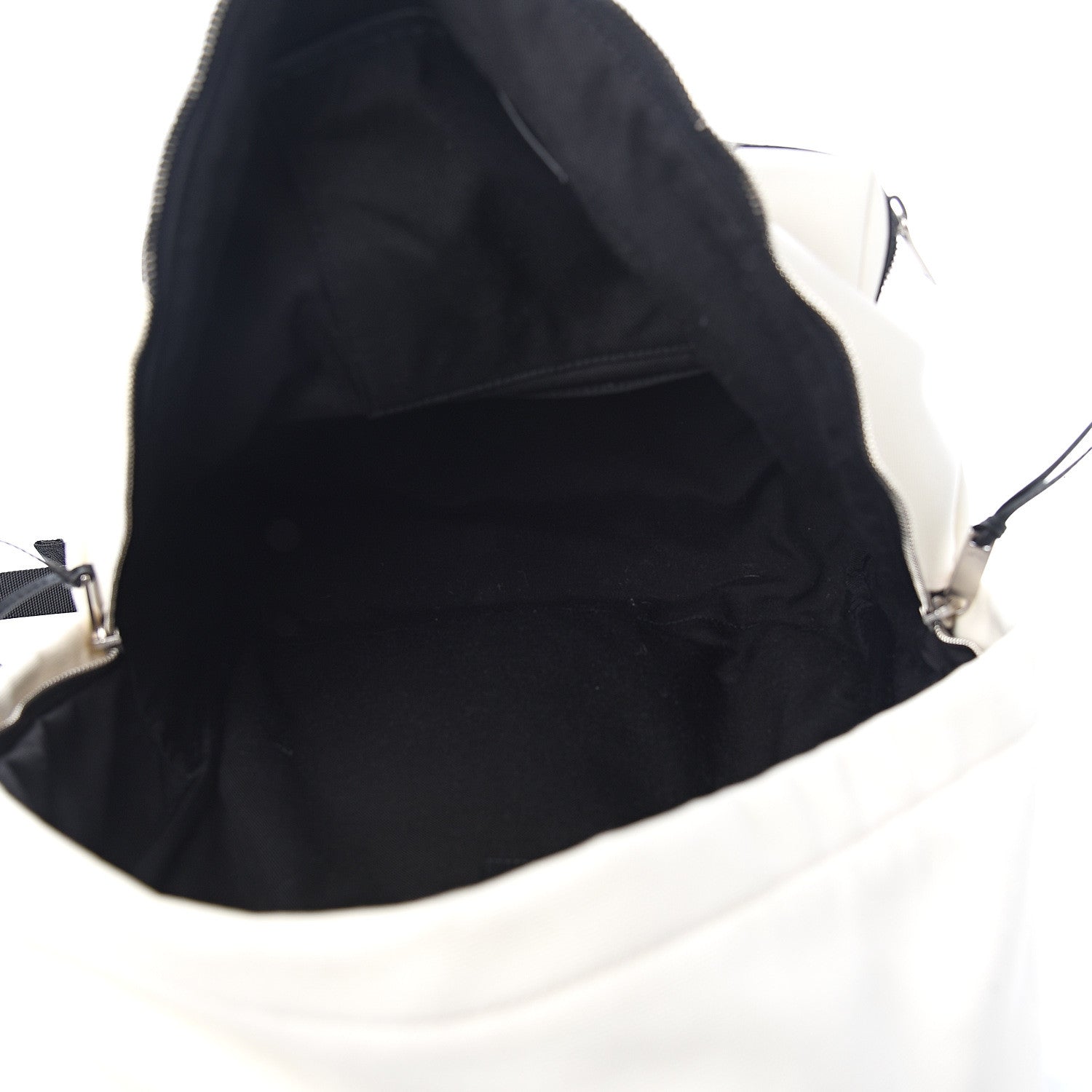 Saint Laurent Nylon Waiting For Sunset City Backpack White 4 of 9