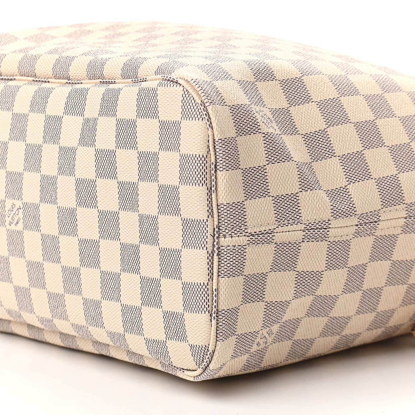 Damier Azur Neo Neverfull MM Rose Ballerine