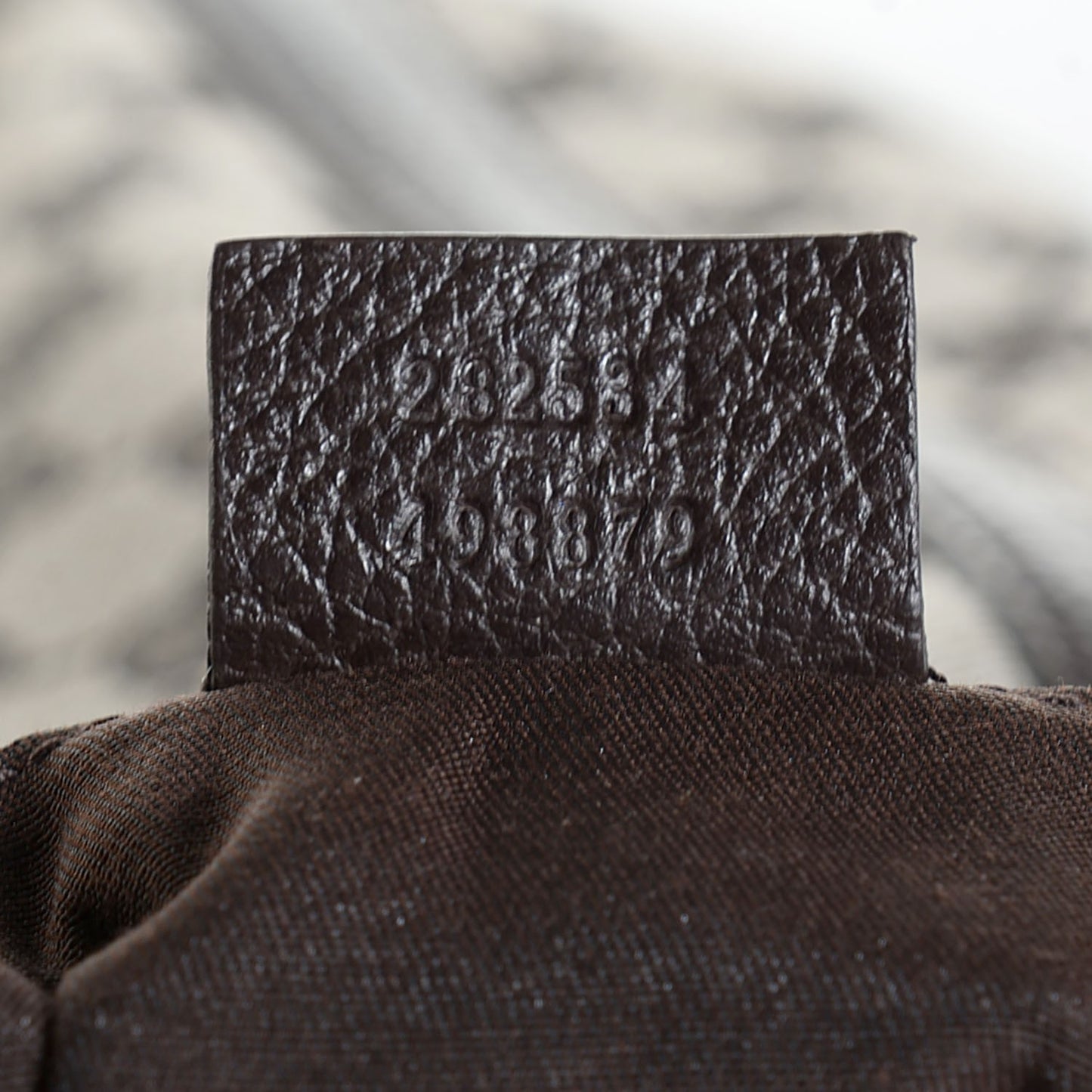 Monogram Hobo Dark Brown