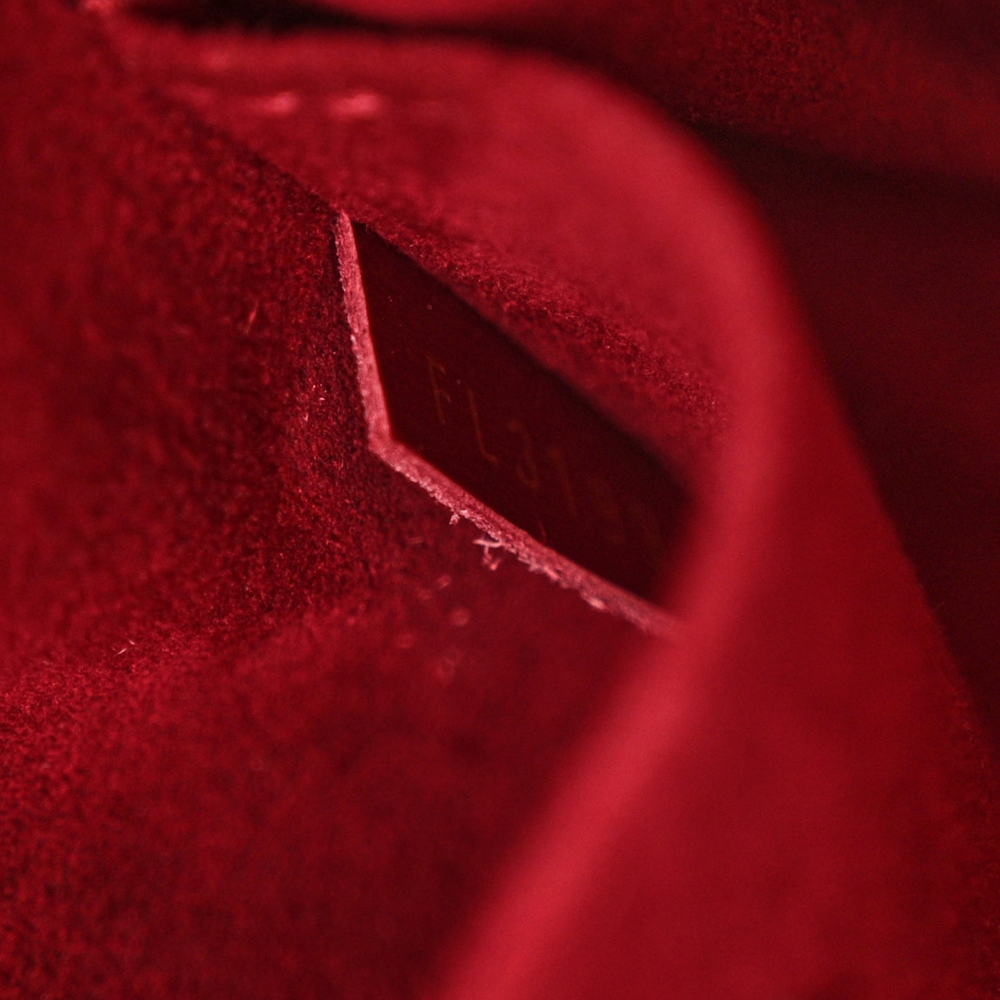 LOUIS VUITTON Smooth Calfskin Dauphine MM Cherry Berry