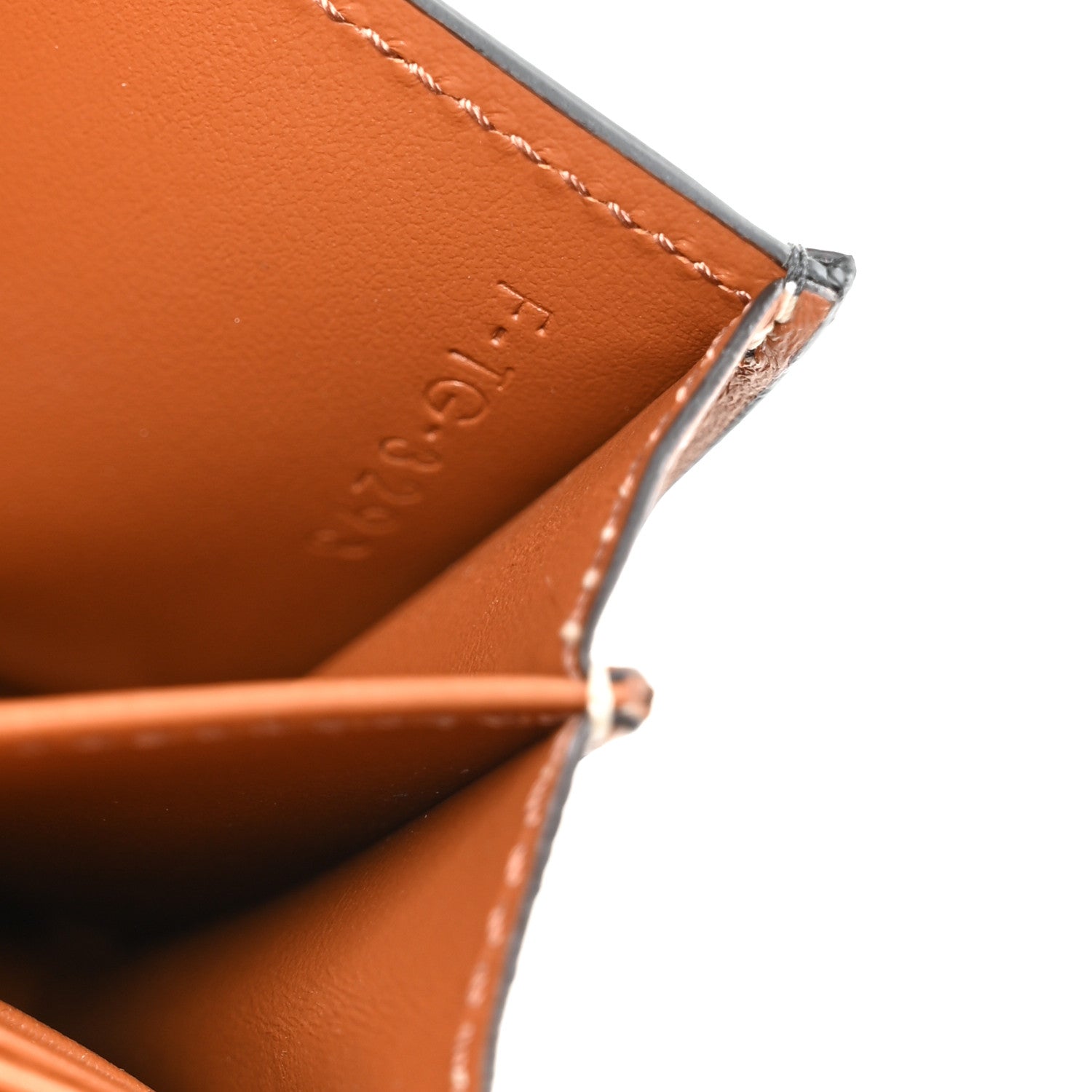 Celine Triomphe Canvas Business Card Holder Tan 8 of 9