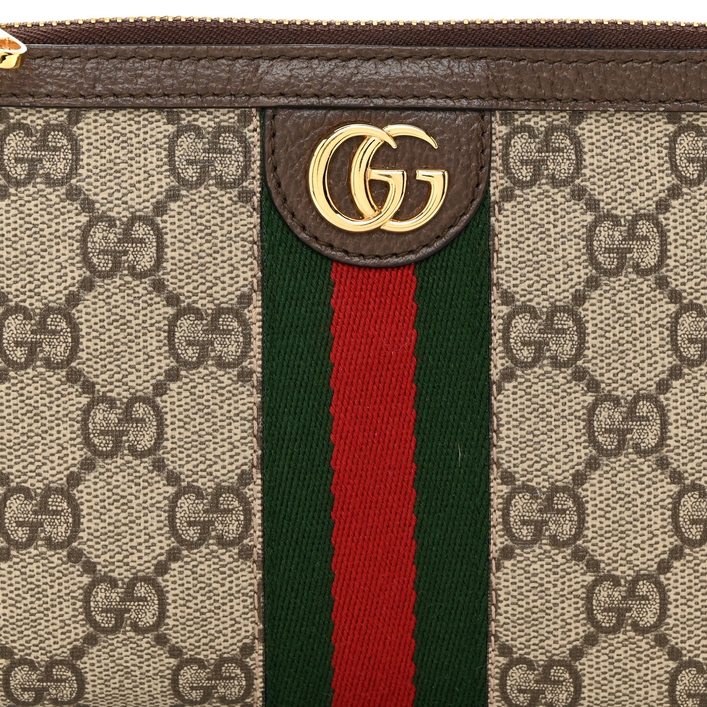 GG Supreme Monogram Web Ophidia Utility Belt Bag 85 34 Beige Ebony New Acero