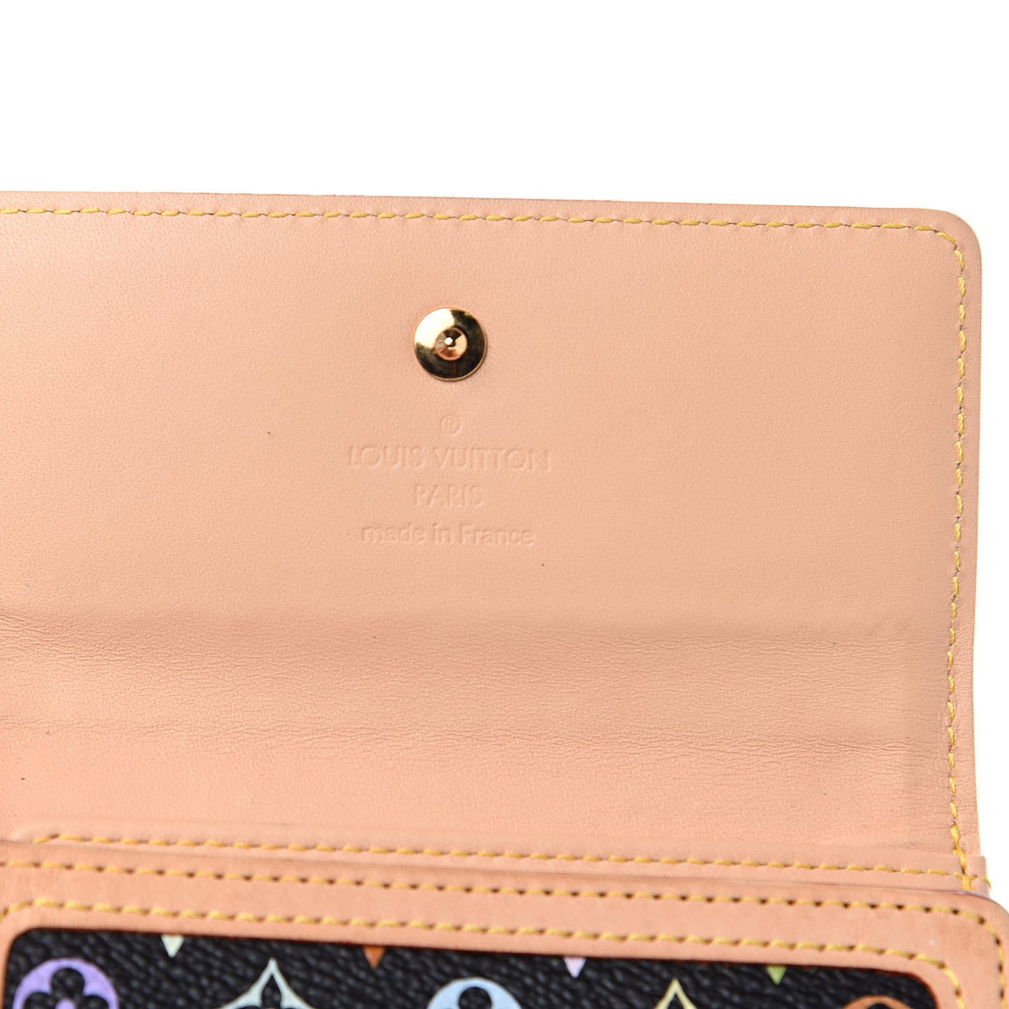 Monogram Multicolor Porte-Monnaie Billets Wallet Black
