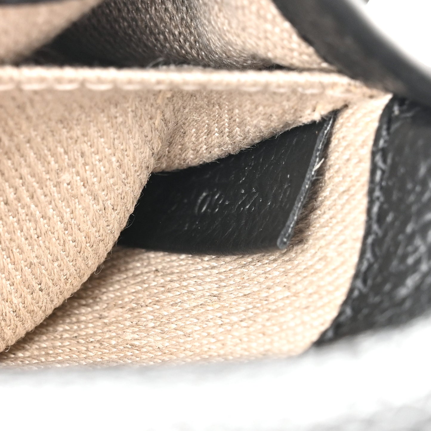 Calfskin Nano Marcie Saddle Bag Black