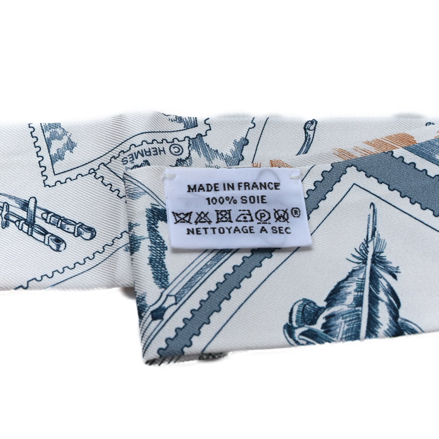 Silk Le Philateliste Du Faubourg Twilly Bleu Moyen White