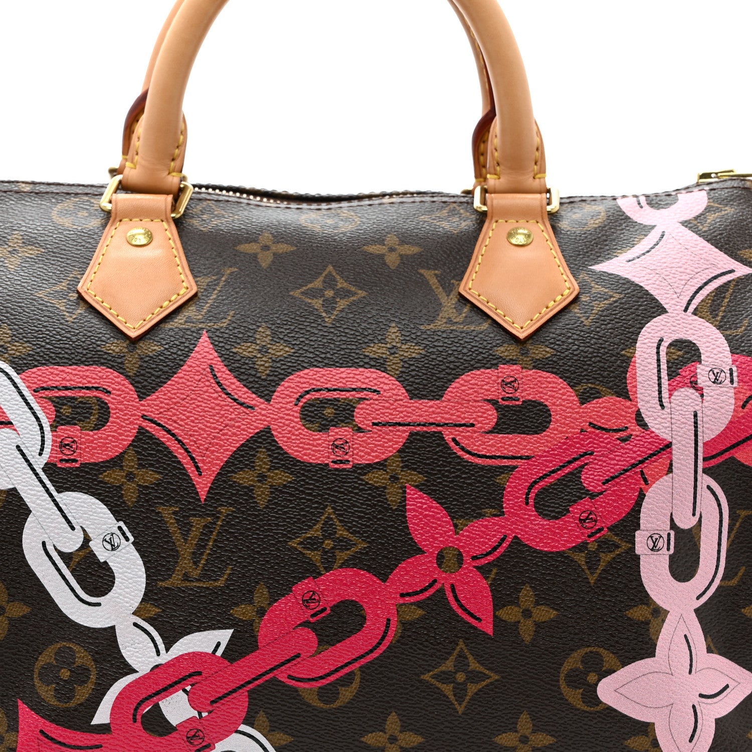 Louis Vuitton Monogram Bay Speedy 30 Rose Ballerine Poppy 8 of 10