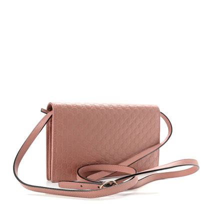 Gucci Microguccissima Crossbody Wallet Soft Pink 2 of 8