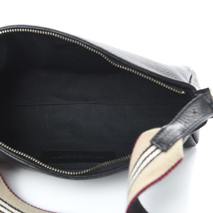 Burberry Soft Grain Calfskin Shoulder Bag Black 5 of 10
