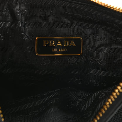 Prada Saffiano Lux Re-Edition 2005 Shoulder Bag Black 6 of 8