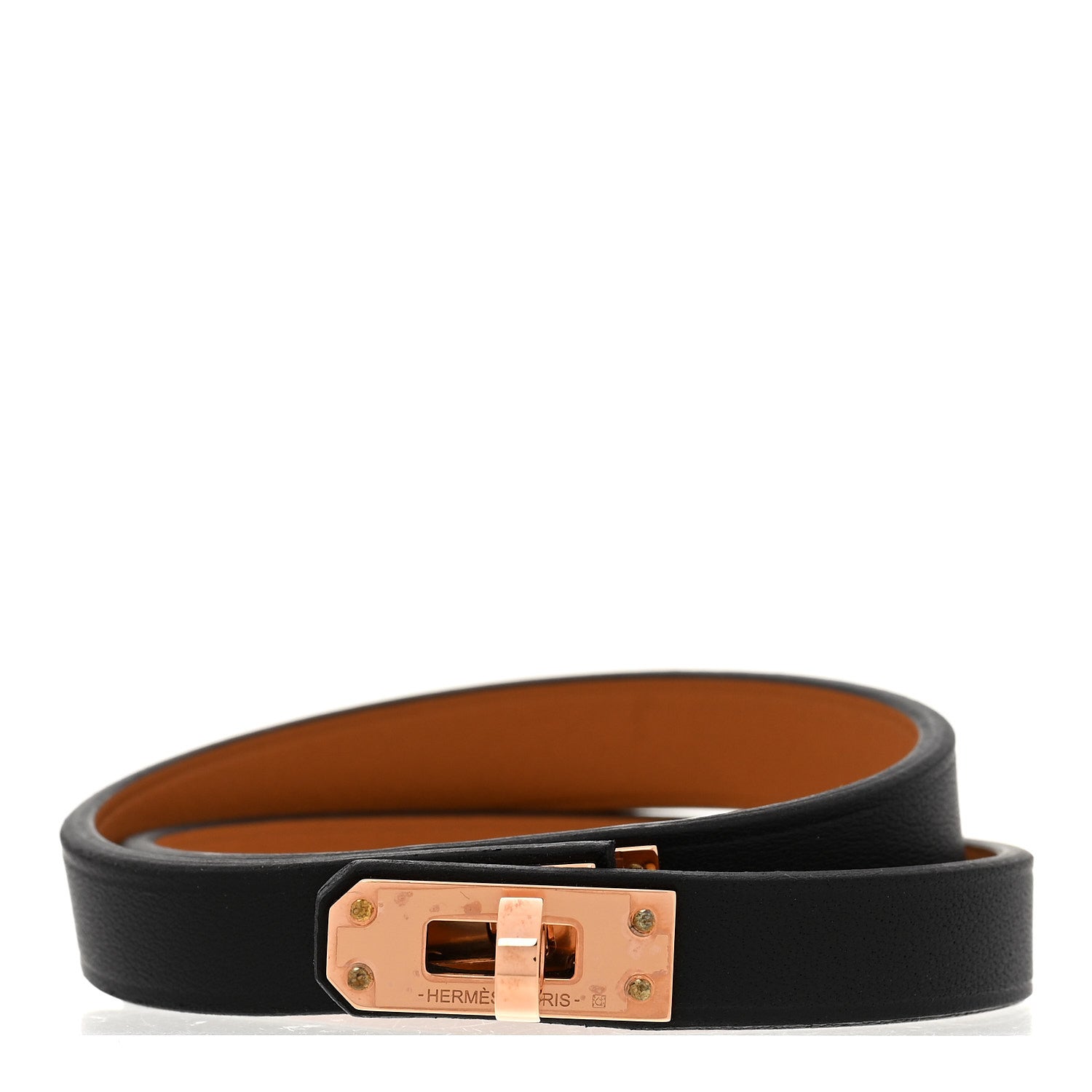 Hermes Swift Mini Kelly Double Tour Bracelet T2 Black 1 of 6