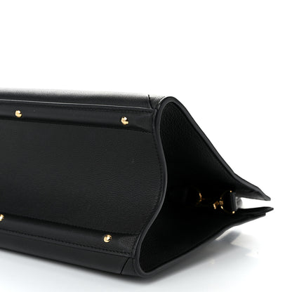 Louis Vuitton Grained Calfskin Steamer MM Black Chataigne 10 of 10