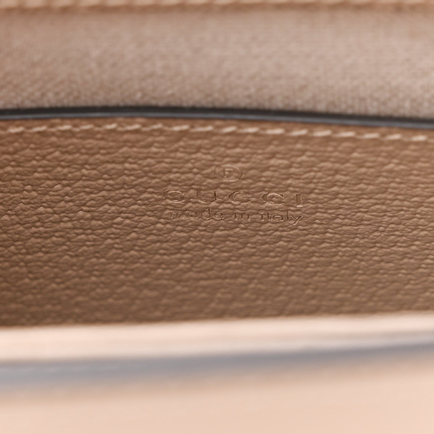 GG Supreme Monogram Textured Dollar Calfskin Web Small Ophidia Chain Shoulder Bag Beige Mystic White Oatmeal