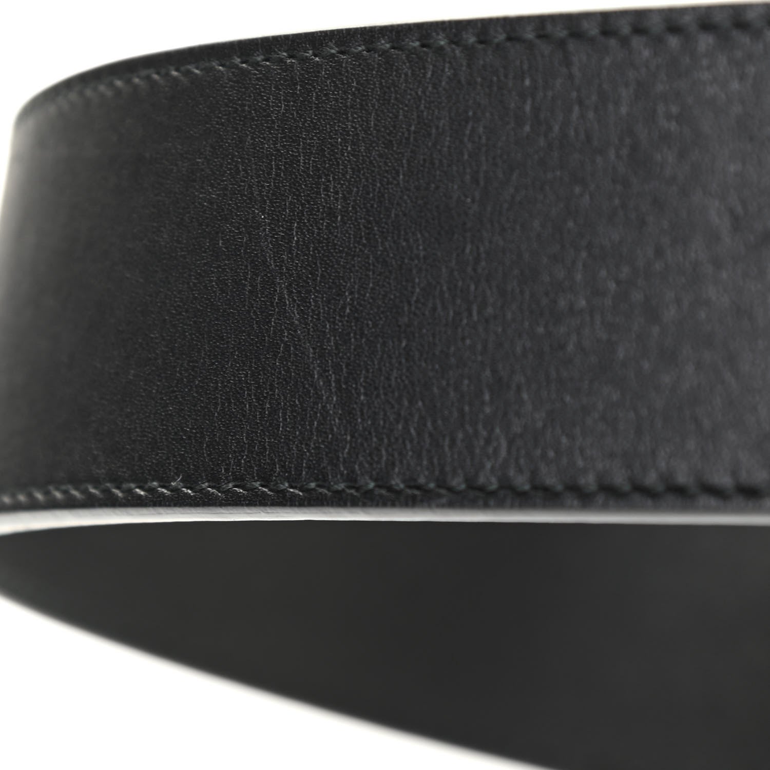 Gucci Moon Calfskin Pearl Double G 40mm Belt 80 32 Black Cream 5 of 10