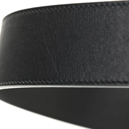 Gucci Moon Calfskin Pearl Double G 40mm Belt 80 32 Black Cream 5 of 10