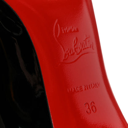 Christian Louboutin Patent So Kate 120 Pumps 36 Black 7 of 8