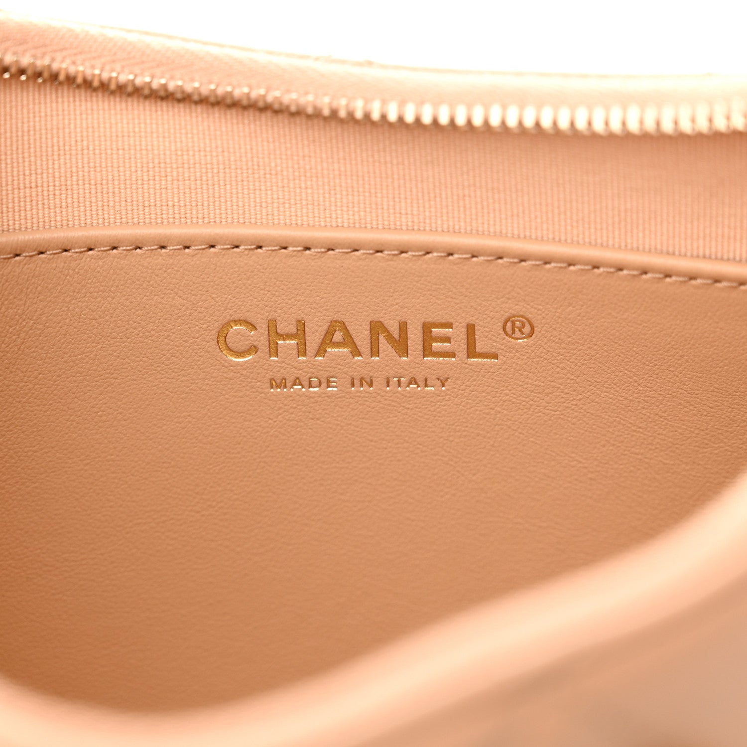 Chanel Crumpled Calfskin Quilted Braided CC Hobo Beige 6 of 12