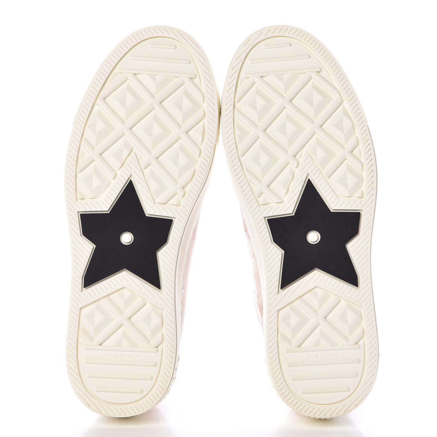 Velvet Walk'N'Dior Low Top Sneakers 35.5 Nude