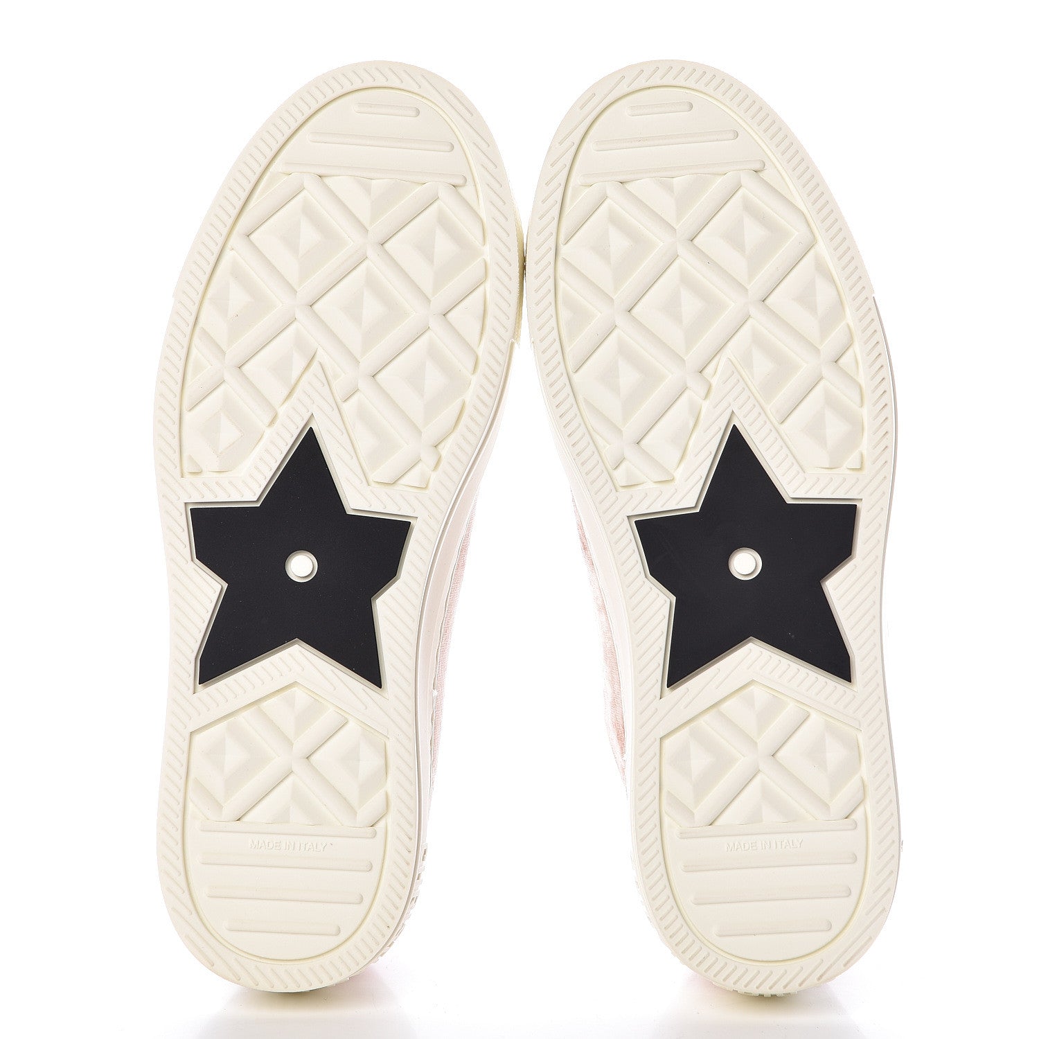 Christian Dior Velvet Walk'N'Dior Low Top Sneakers 35.5 Nude 5 of 8