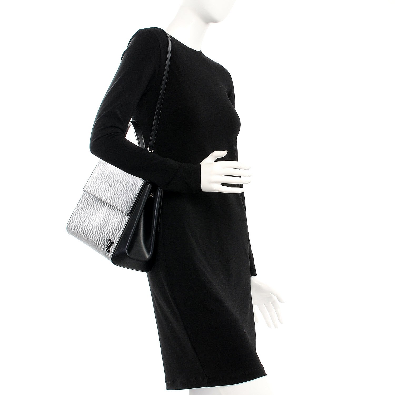 Louis Vuitton Epi Cluny MM Black 2 of 8