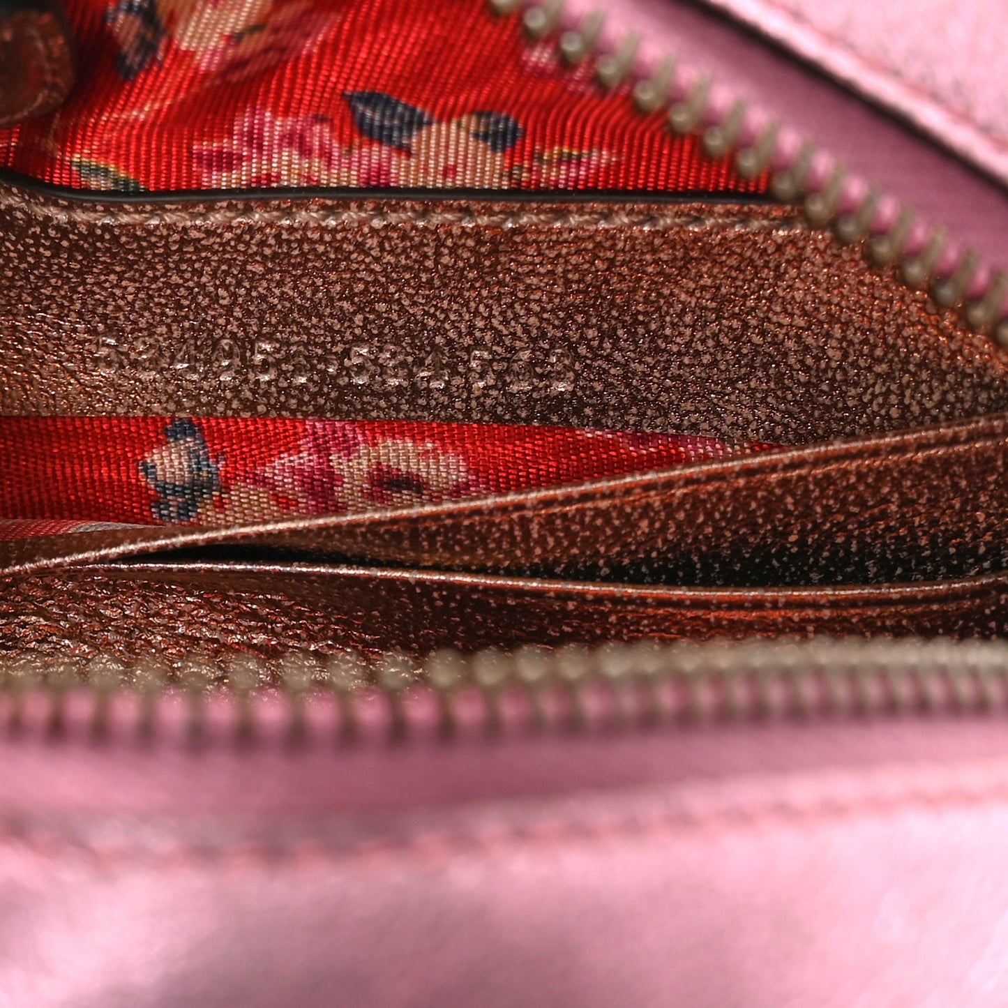 Laminated Nappa Trapuntata Mini Zumi Dome Shoulder Bag Rosa Lago Rame