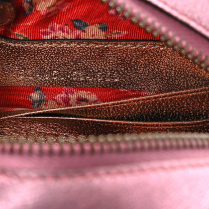 Gucci Laminated Nappa Trapuntata Mini Zumi Dome Shoulder Bag Rosa Lago Rame 7 of 10