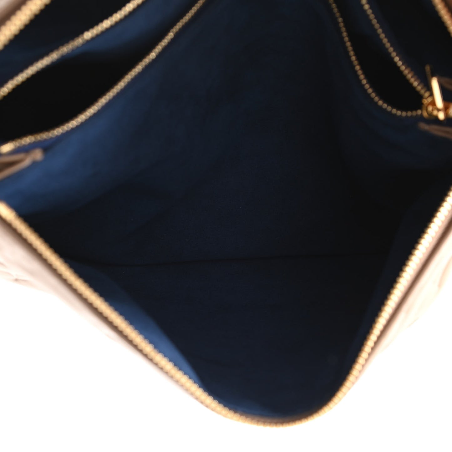 Lambskin Embossed Monogram Coussin PM Taupe