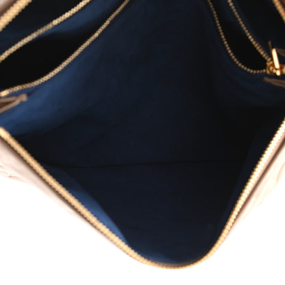 Louis Vuitton Lambskin Embossed Monogram Coussin PM Taupe 7 of 12