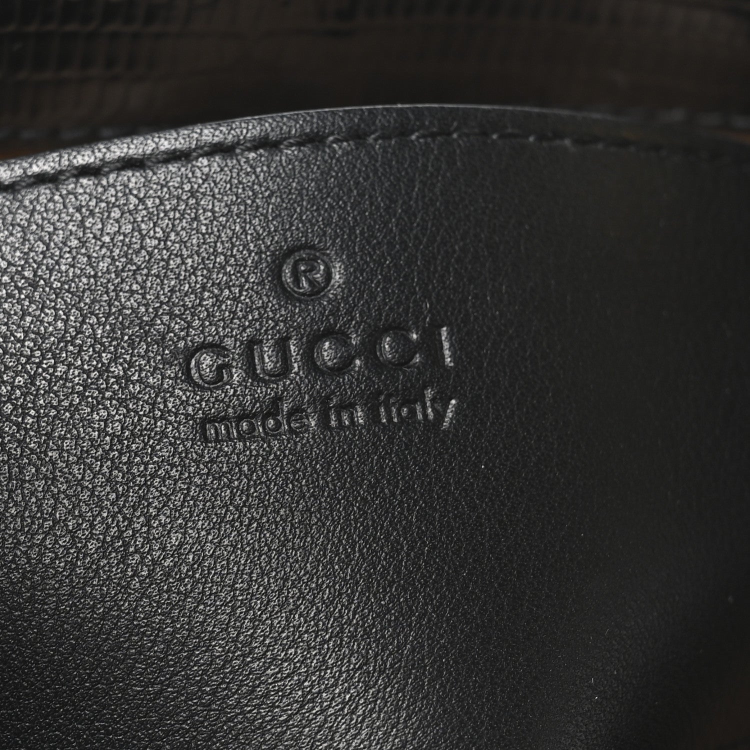 Gucci Lizard Mini Jackie 1961 Black 6 of 11