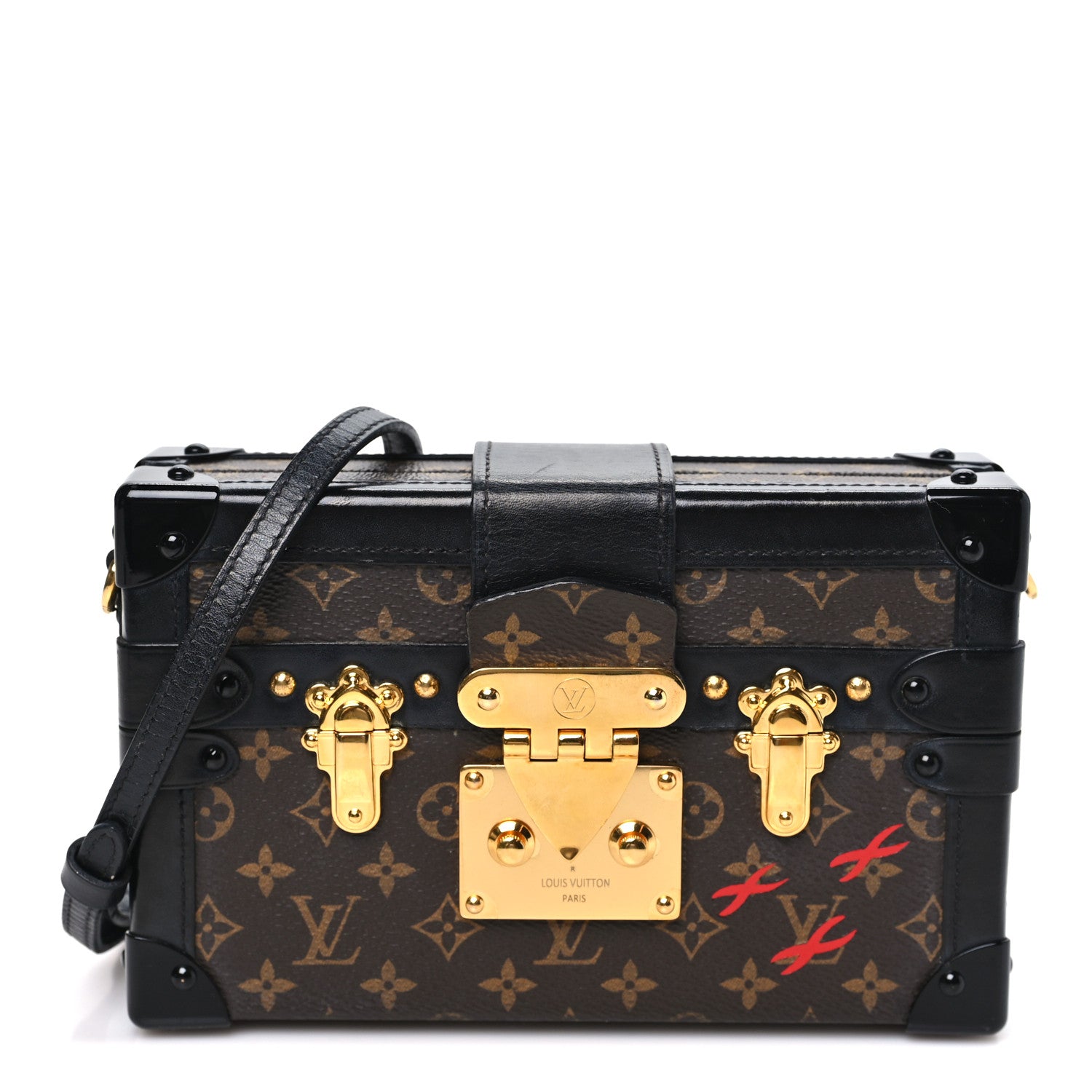 Louis Vuitton Monogram Petite Malle Black 1 of 11