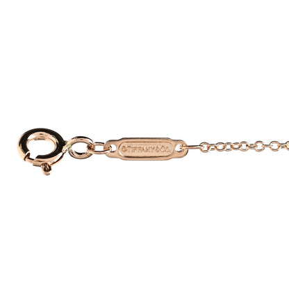 Tiffany 18K Rose Gold Small T Smile Pendant Necklace 4 of 6